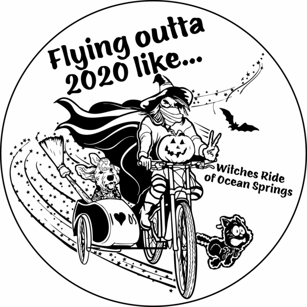 Witches Ride Sticker - Image 4